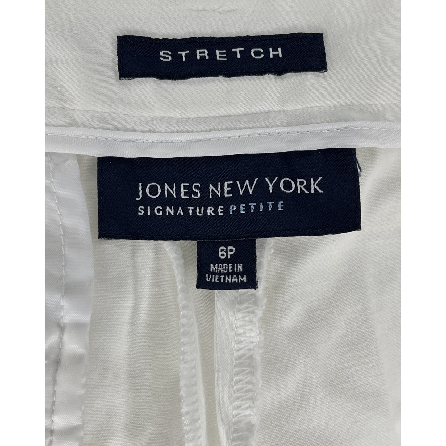 Jones New York Capri Pants White Size 6P SKU 000415