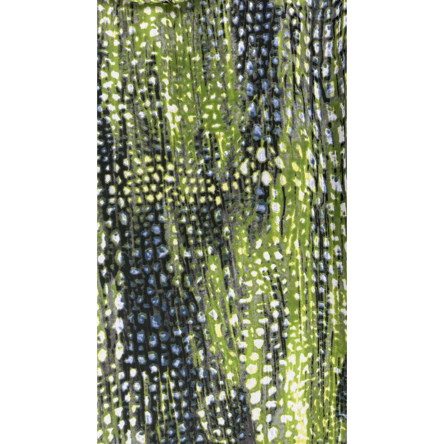 Jones New York Ruffles Sleeveless  Green Dress Sz 14W SKU 000418