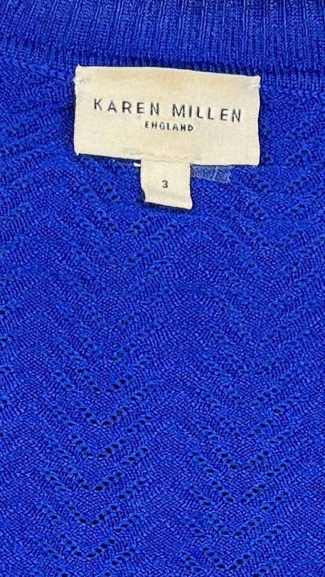 Karen Miller Top Sweater Royal Blue Size 3 SKU 000043