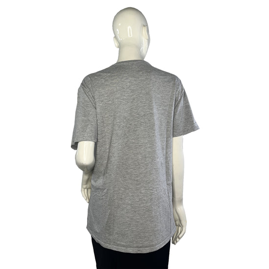 Karl Lagerfeld Graphic Tee Top Gray Size L SKU 000413