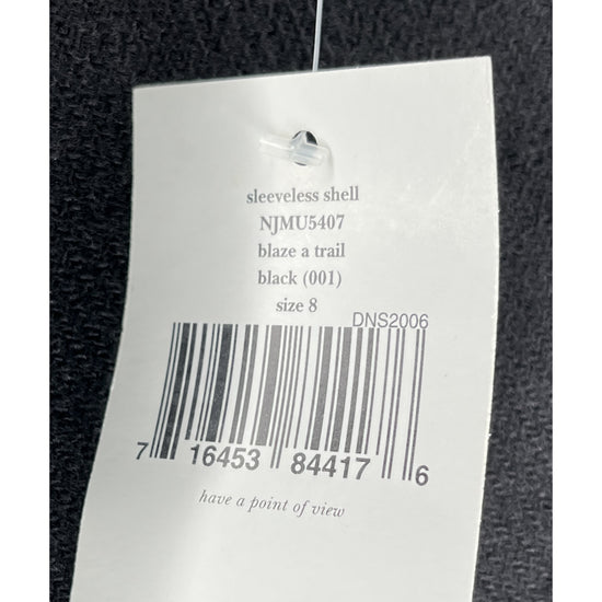 Kate Spade Vest Gold Zipper Detail Black Size 8 SKU 000412