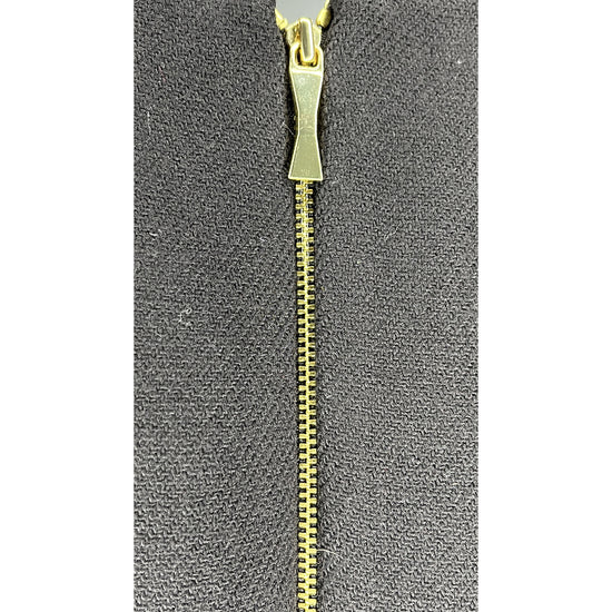Kate Spade Vest Gold Zipper Detail Black Size 8 SKU 000412