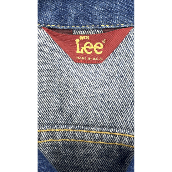 Lee Denim Jacket Button Down Dark Blue Size M/L SKU 000029