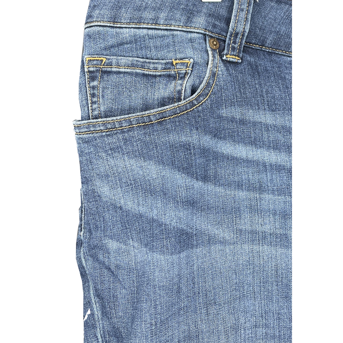 Lucky Brand Capri Denim Jeans Dark Blue Size 16W SKU 000424-2
