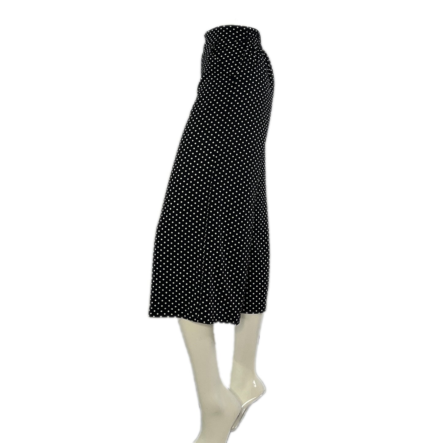 Max Studio Gaucho Pants Polka Dot Black, White Size M SKU 000268-9