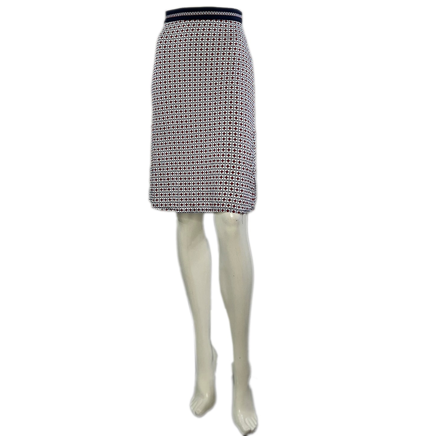 Max Studio Skirt Above-Knee Stretch Blue, Red, White Size L SKU 000268-10