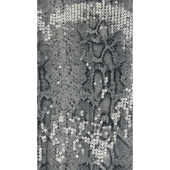 Michael Kors Top  Sequin Snakeskin Gray Size M SKU 000418