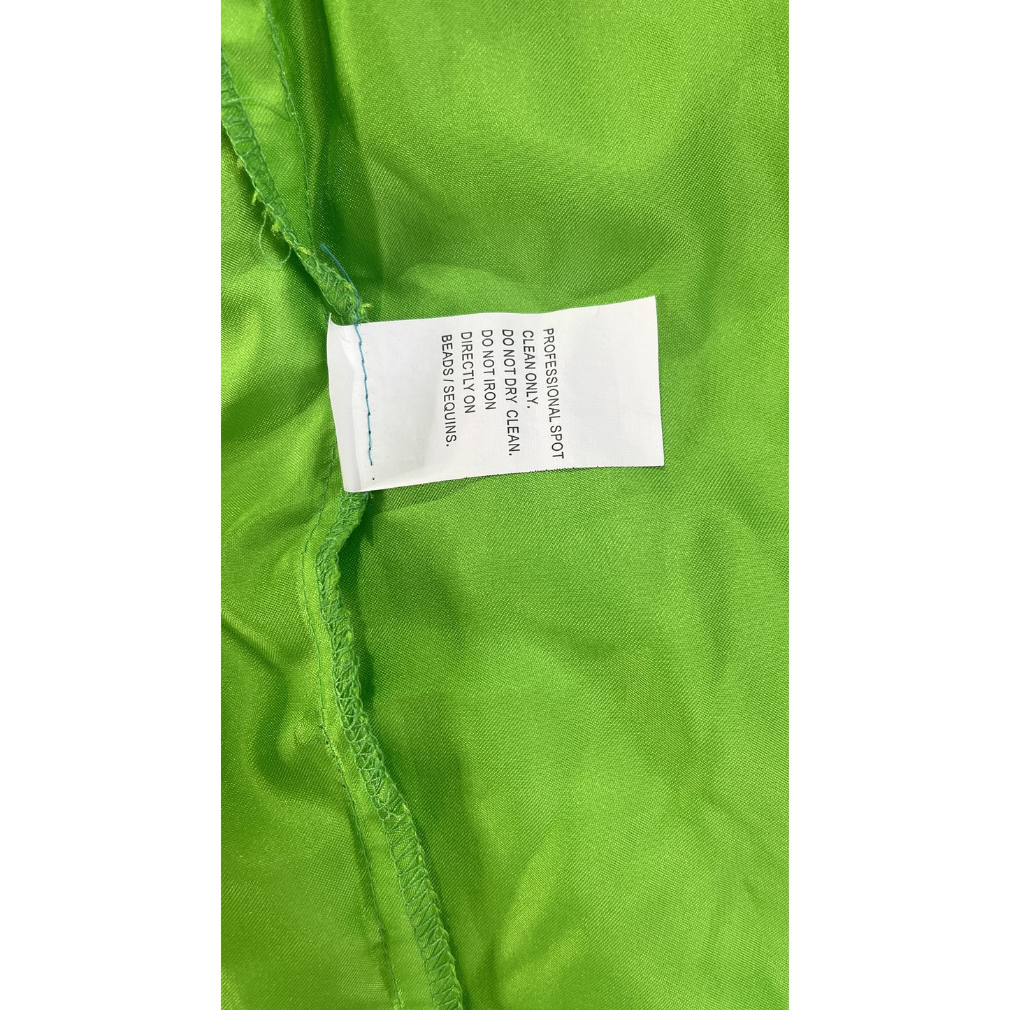 Nina Canacci Halter Green Gown Size 2 SKU 000407-4