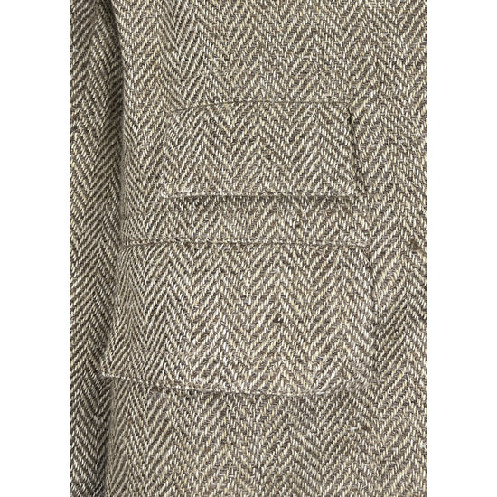 Ralph Lauren Blazer Knit-Texture Tan Size 10 SKU 000411