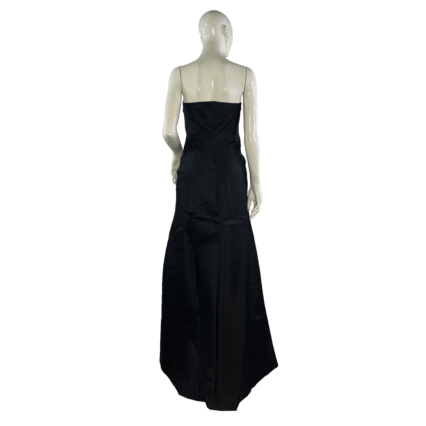 Ralph Lauren Gown Strapless Floor Length Black Size 10 SKU 000411