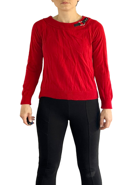 Ralph Lauren Top Sweater Red Size M SKU 000043