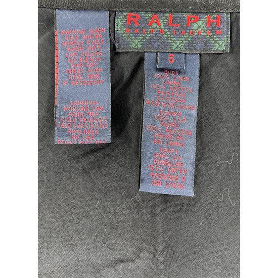 Ralph Lauren Skirt Above Knee Black Size 6 SKU 000411