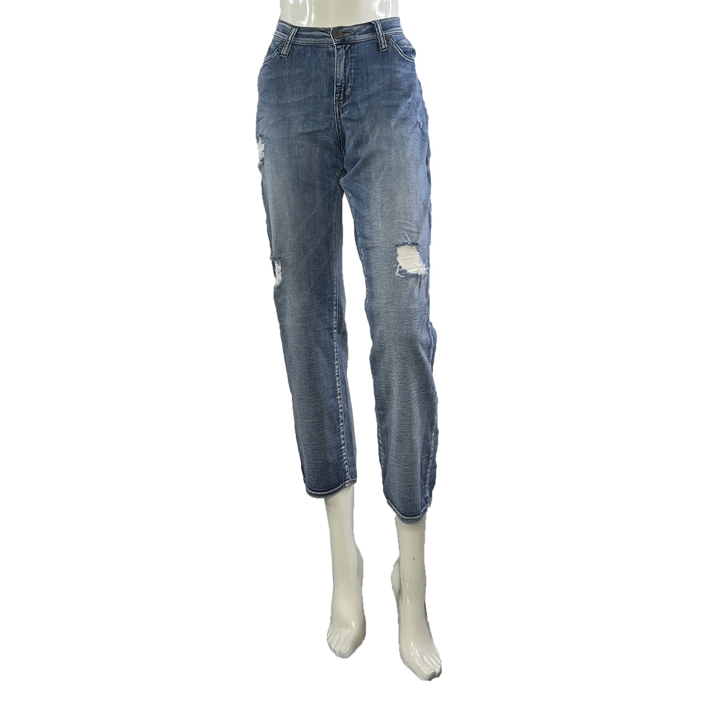 Rock & Republic Denim Jeans w Rip Details Light Blue Size 12 SKU 000021-3