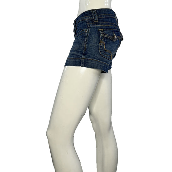 STS Blue Denim Shorts Medium Blue Size 27 SKU 000425-9