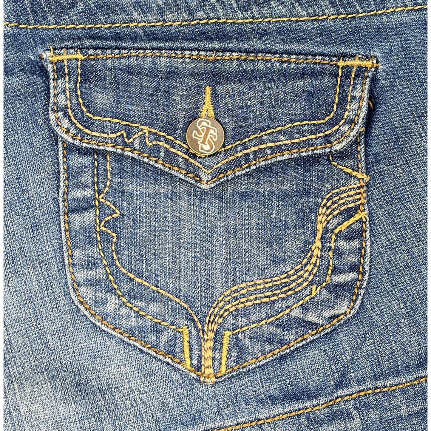 STS Blue Denim Shorts Medium Blue Size 27 SKU 000425-9