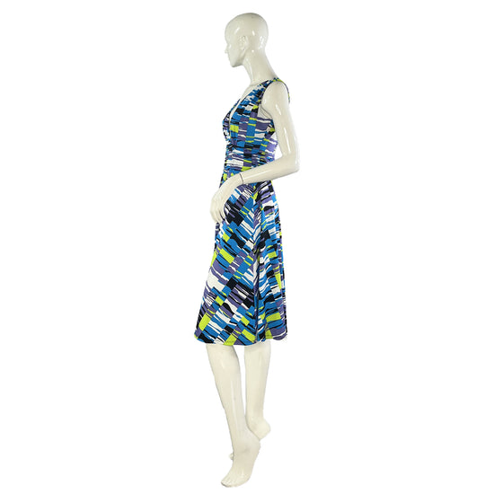 Studio AA Sleeveless Above-Knee Dress Multi Color Size 8 SKU 000408-2