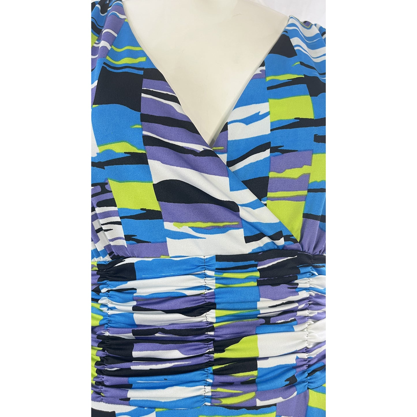 Studio AA Sleeveless Above-Knee Dress Multi Color Size 8 SKU 000408-2