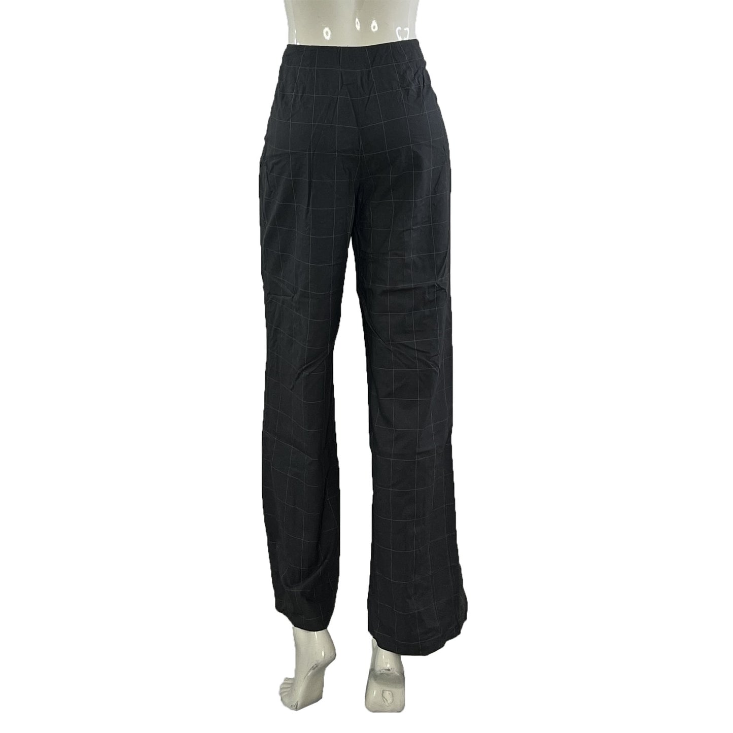 Talbots Dress Pants  Square Pin Stripe Gray Size 8 SKU 000416