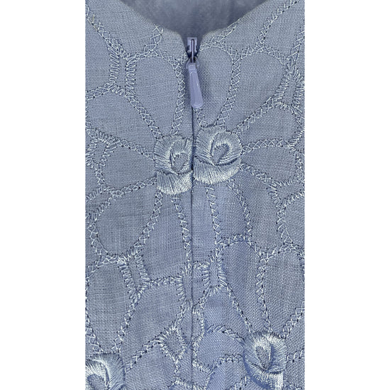 Talbots Dress Short Sleeve Periwinkle Size 12 SKU 000414