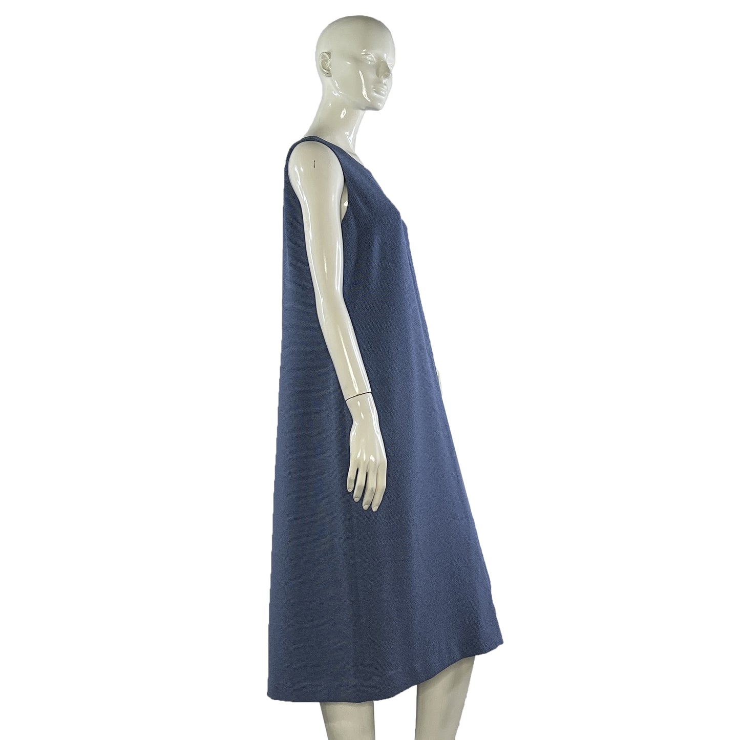 Talbots Dress Sleeveless Below-Knee Periwinkle Size 14 SKU 000414