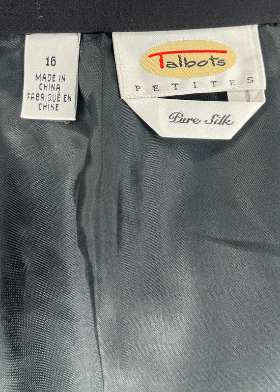 Talbots Skirt Above-Knee Black Size 16 SKU 000417