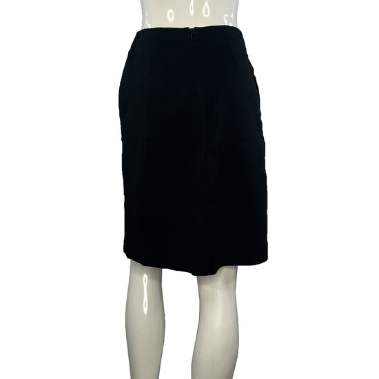 Talbots Skirt Above-Knee w Belt Buckle Black Size 0 SKU 000417
