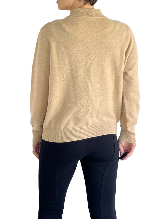 Top Sweater Tan Size S SKU 000044