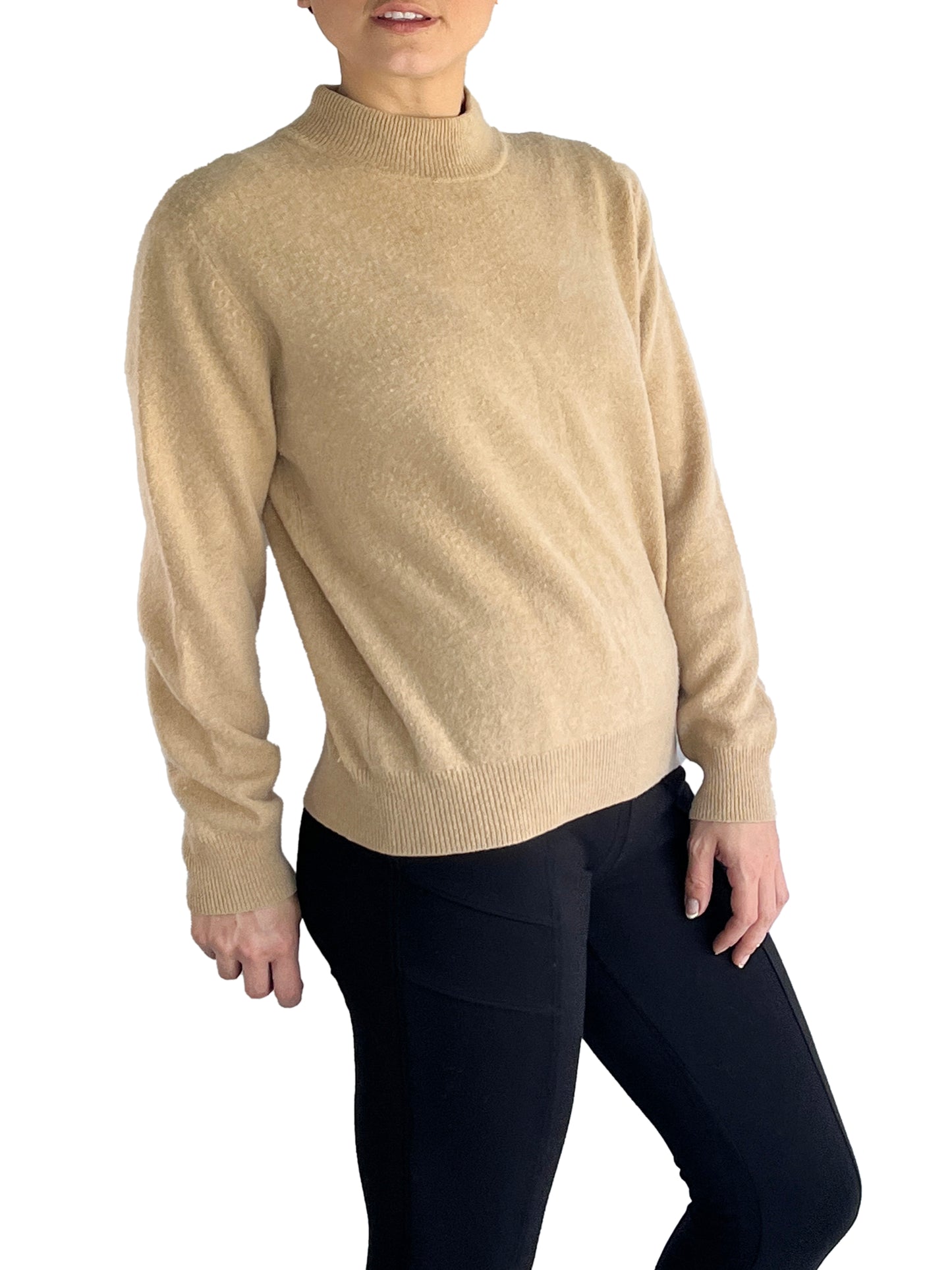 Top Sweater Tan Size S SKU 000044