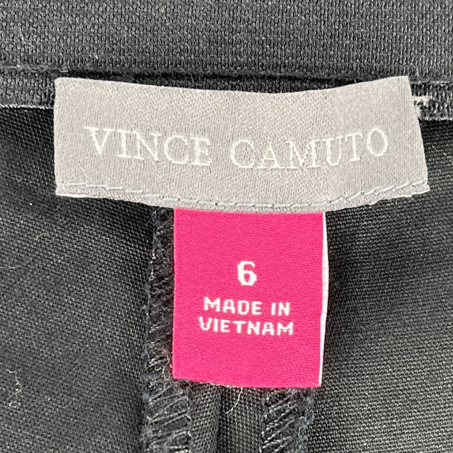 Vince Camuto Capri Pants Stretch Black Size 6 SKU 000415