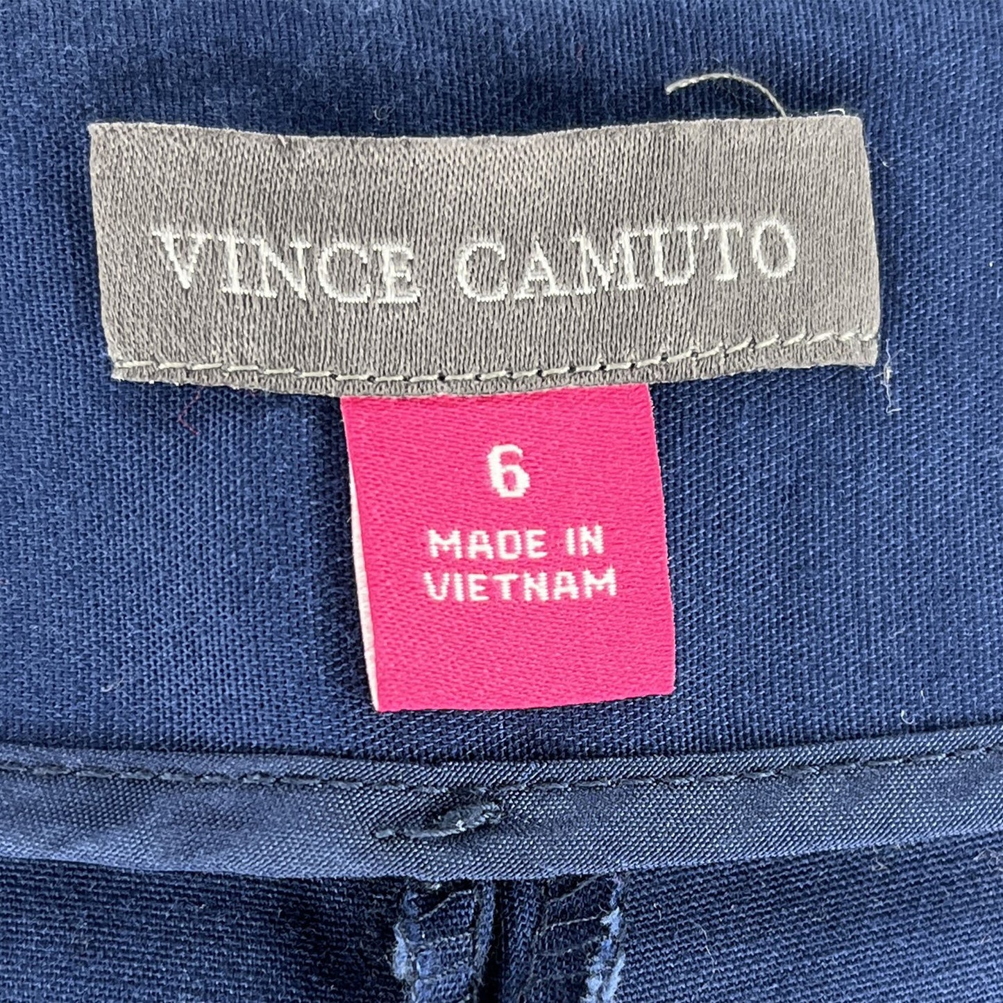 Vince Camuto Dress Pants Side-Zipper Enclosure Blue Size 6 SKU 000415