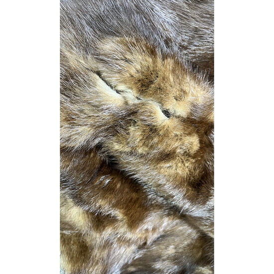 W. Robinson Fur Cape  Brown SKU 000140