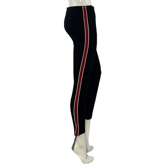 Zara Pants Leggings Stripe Red, Black Size L SKU 000233-11