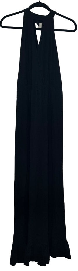 Asos Sleeveless Maxi Dress Black Sz 18 LSSKU 606-161