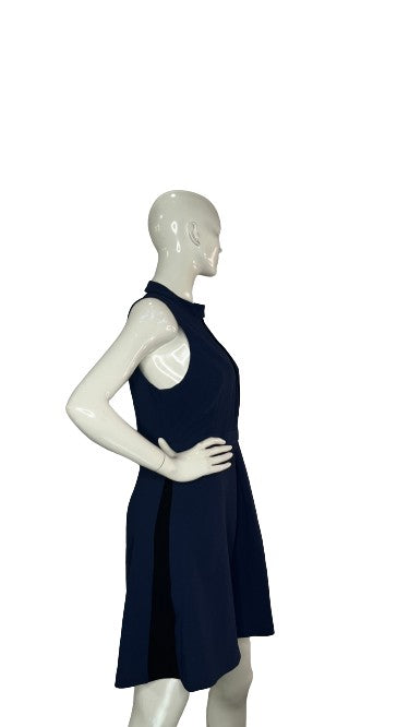 BCBG Dress Sleeveless Midi Navy Sz 10 SKU 000063-1