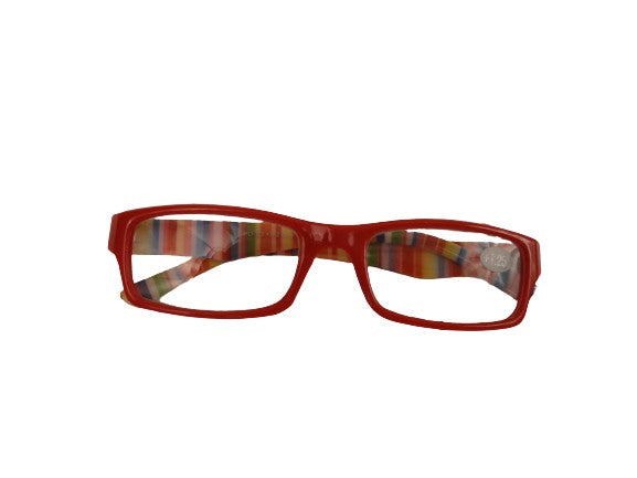 Readers Red Multi-colored Stripes on Stems (NWT) SKU 125-2