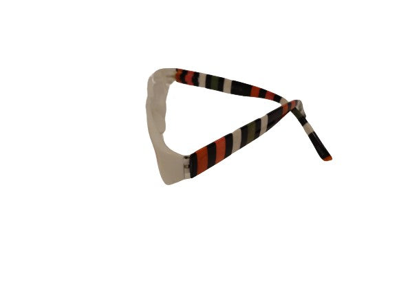 Readers White w/Multi Colored Stripes NWT SKU 125-16