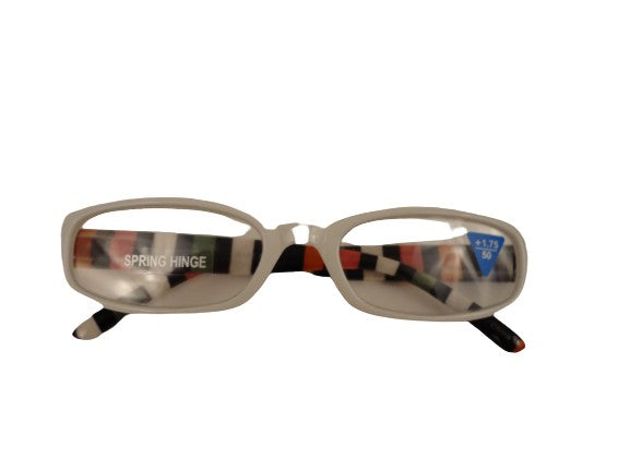 Readers White w/Multi Colored Stripes NWT SKU 175-17