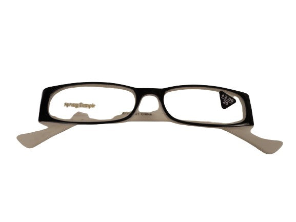 Readers Black w/White Hearts NWT SKU 200-20