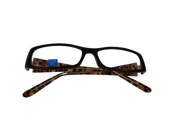 Readers Black w/Cheetah Print NWT SKU 225-3