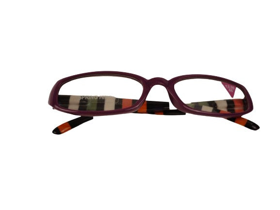 Readers Purple w/Multi Colored Stripes NWT SKU 250-13