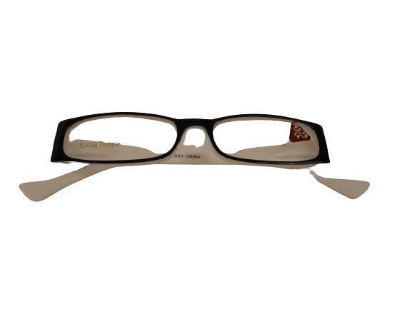 Readers Black w/White Hearts NWT SKU 275-8