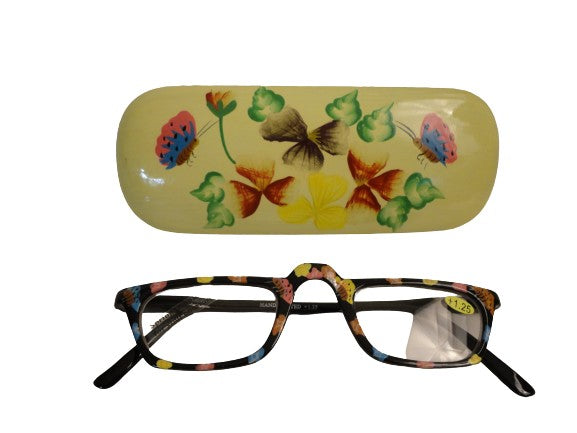 Readers Hand Painted Flowers NWT/In Box SKU 125-22