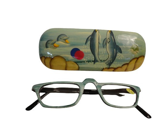 Readers Hand Painted Dolphins NWT/In Box SKU 200-34