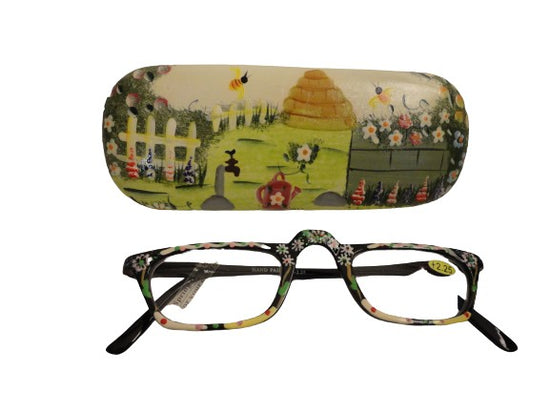 Readers Hand Painted Garden NWT/In Box SKU 225-10