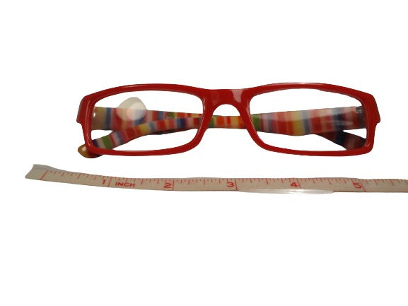 Readers Red Multi-colored Stripes on Stems NWT SKU 175-9