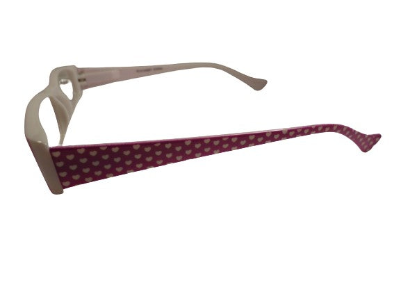 Readers Dark Pink w/White Hearts NWT SKU 125-10