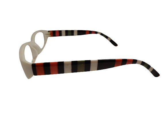 Readers White w/Multi Colored Stripes NWT SKU 125-16