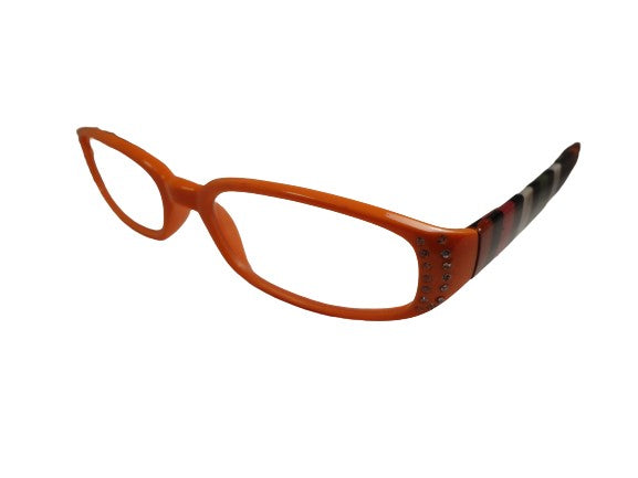 Readers Orange w/Stripes & Crystals NWT SKU 175-13