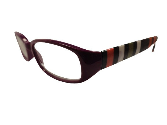 Readers Purple w/Multi Colored Stripes NWT SKU 250-13