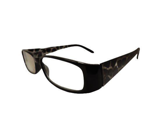 Readers Black Giraffe Print w/Case NWT SKU 300-9